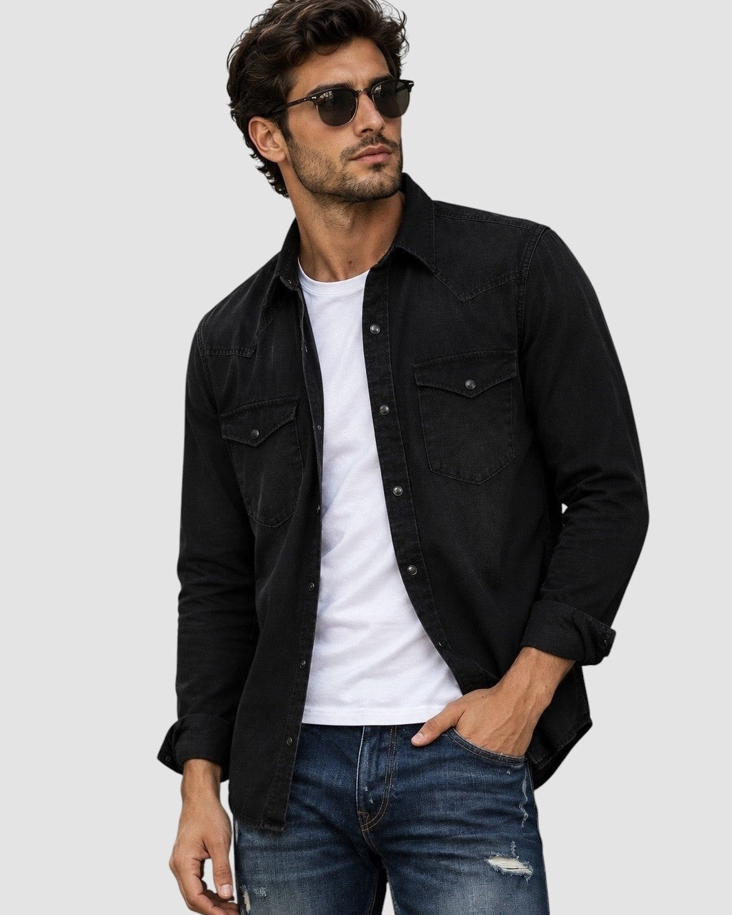 black denim dress shirt VIGOSS Men's Woven this fabric can only Size:9 UK / 10 US Amazon.com: Dresses for Women Chai