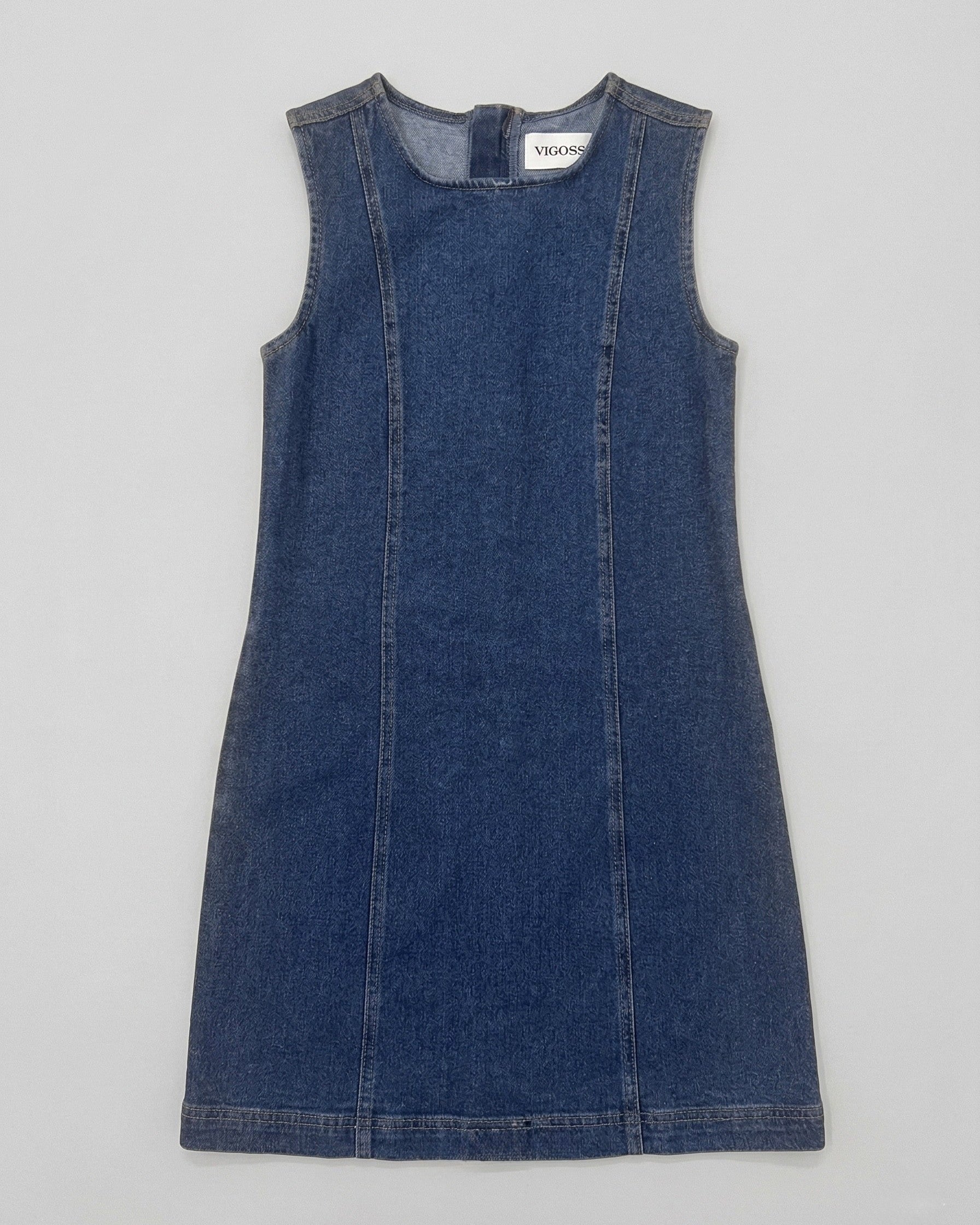 denim shift mini dress DUNE DENIM SHIFT MINI DRESS