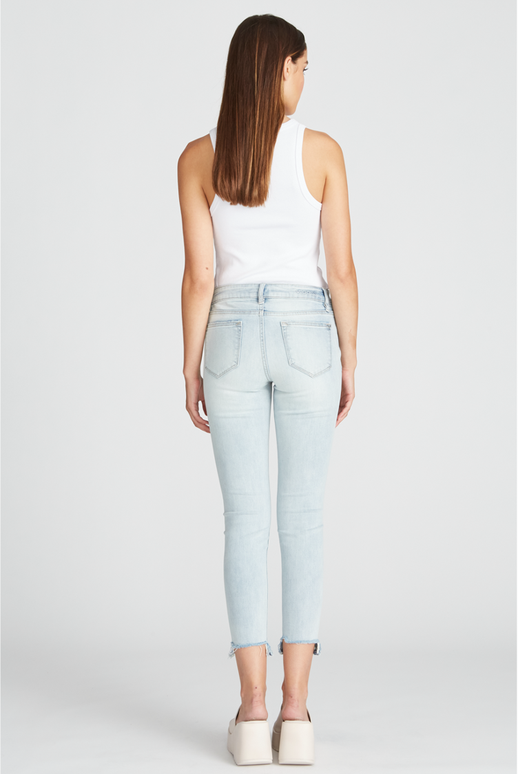 Load image into Gallery viewer, MARLEY MID RISE SKINNY - LIGHT WASH