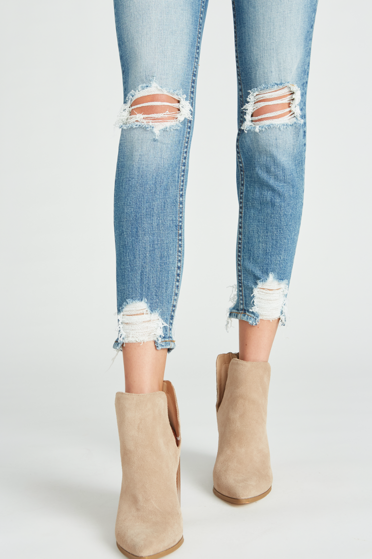 Load image into Gallery viewer, ACE HIGH RISE SKINNY - MEDIUM WASH