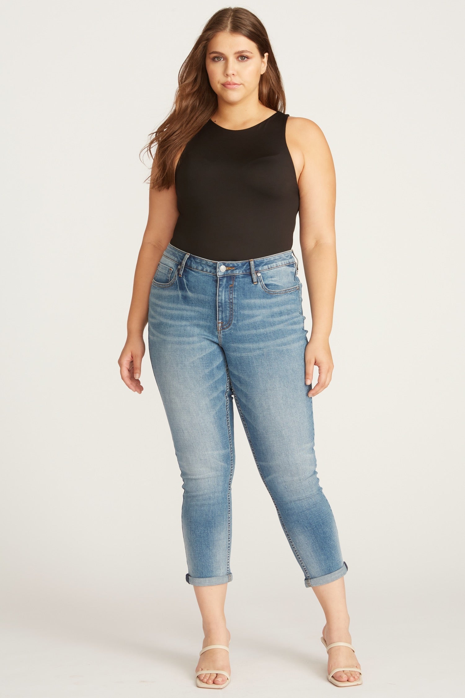 Thompson Tomboy Jean [Plus Size] - Medium Wash