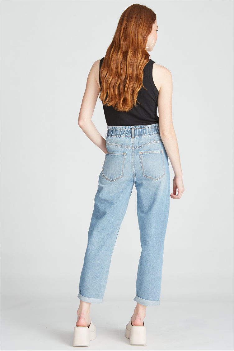 Load image into Gallery viewer, JANIS BAGGY - MEDIUM WASH