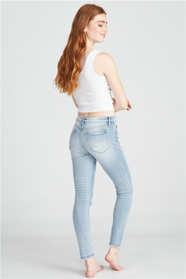 Load image into Gallery viewer, ACE HIGH RISE SKINNY - LIGHT WASH