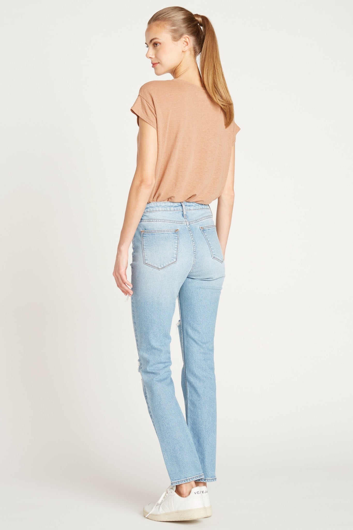 Load image into Gallery viewer, ACE HIGH RISE STRAIGHT LEG - LIGHT WASH