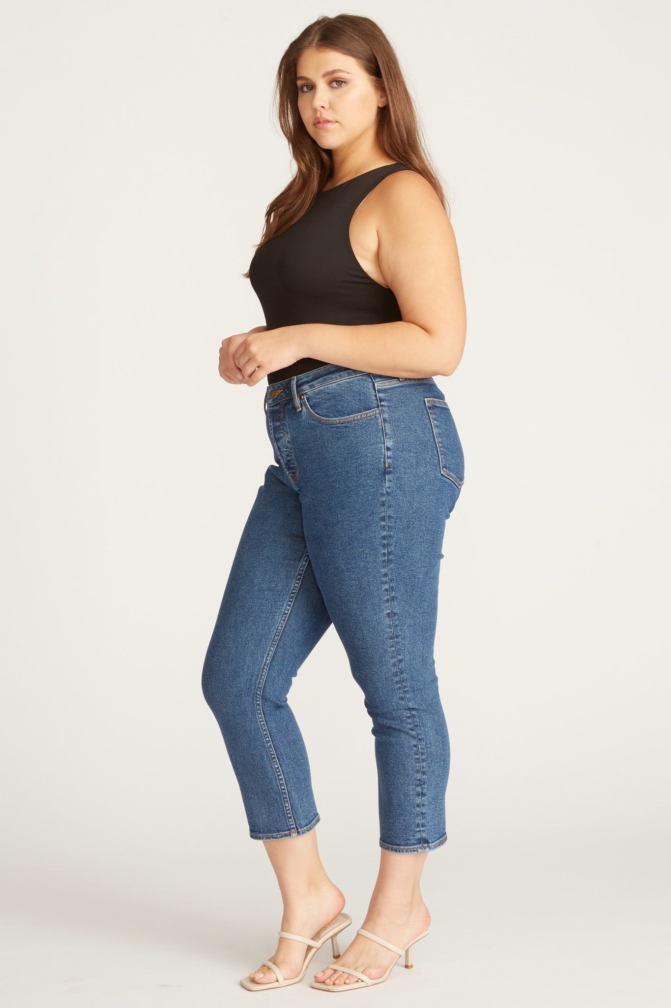 Load image into Gallery viewer, PLUS FRANKIE SLIM STRAIGHT LEG - INDIGO WASH
