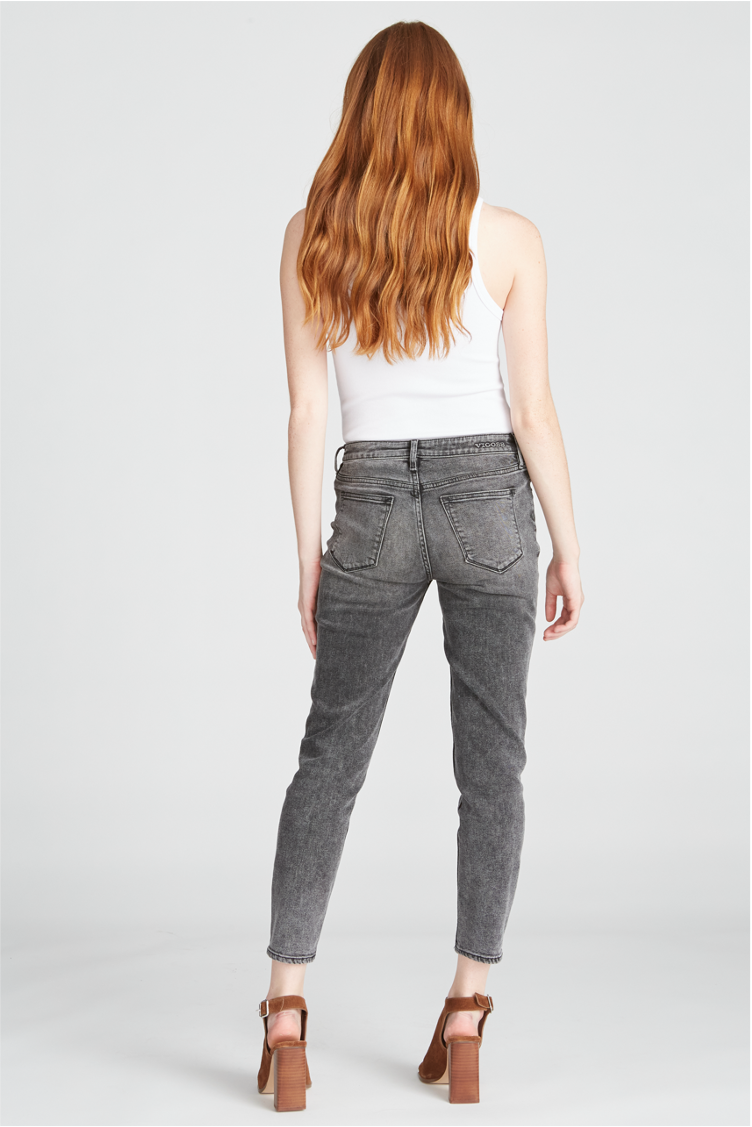 Load image into Gallery viewer, FRANKIE SLIM STRAIGHT - BLACK WASH