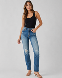 Ace Destructed Straight - Medium Wash