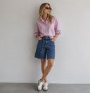 Pinstripe Button Up Top