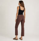 Marley Mid Rise Crop Boot - Mulberry