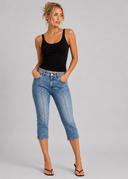 Front Seam Pedal Pusher Capri