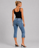Front Seam Pedal Pusher Capri