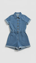 Button Front Romper