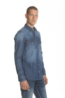 Western Denim Shirt - Medium