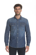 Western Denim Shirt - Medium Wash