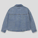 Denim Seamed Shacket - Med