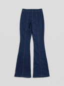 Midrise Pocketless Boot Cut - Dark
