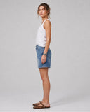 Cross Waist Bermuda Short - Med Wash