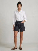 Cross Waist Bermuda Short - Black