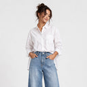 Button Up Top - White