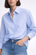 Pinstripe Button Up Top
