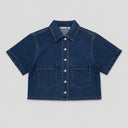 Denim Cargo Top - Dark