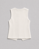 Satin Gold Button Vest