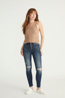 Ace High Rise Skinny - Dark