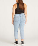 Frankie Slim Straight [Plus Size] - Light Wash