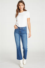 Load image into Gallery viewer, Marley Mid Rise Crop Bootcut -  Med Wash
