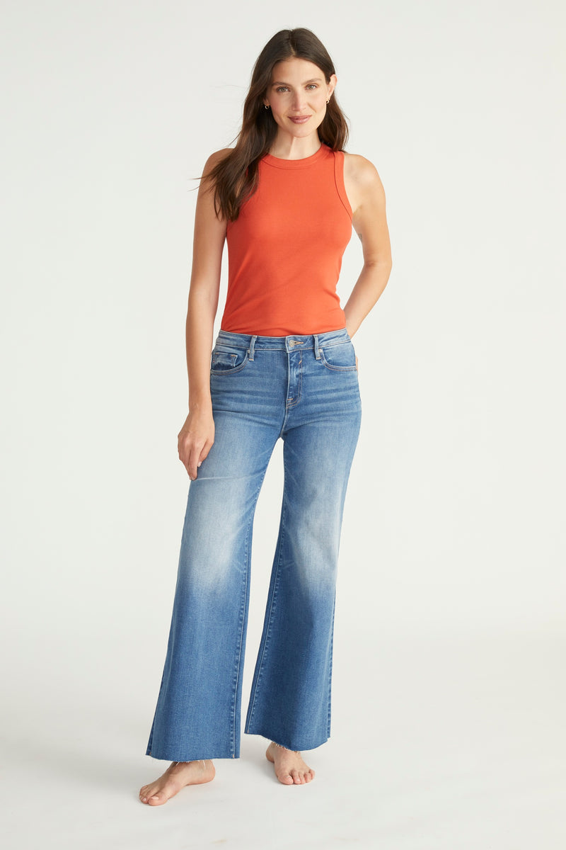 Brooke Crop Palazzo - Indigo