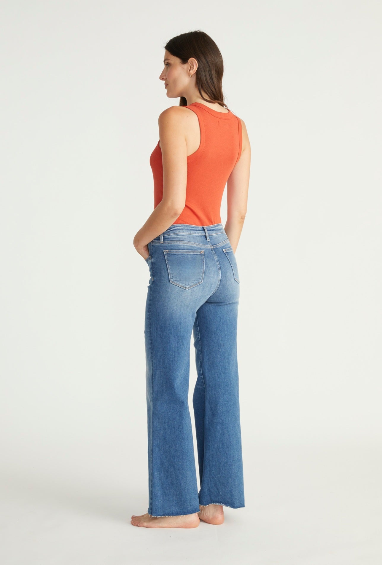 Load image into Gallery viewer, Brooke Crop Palazzo - Indigo
