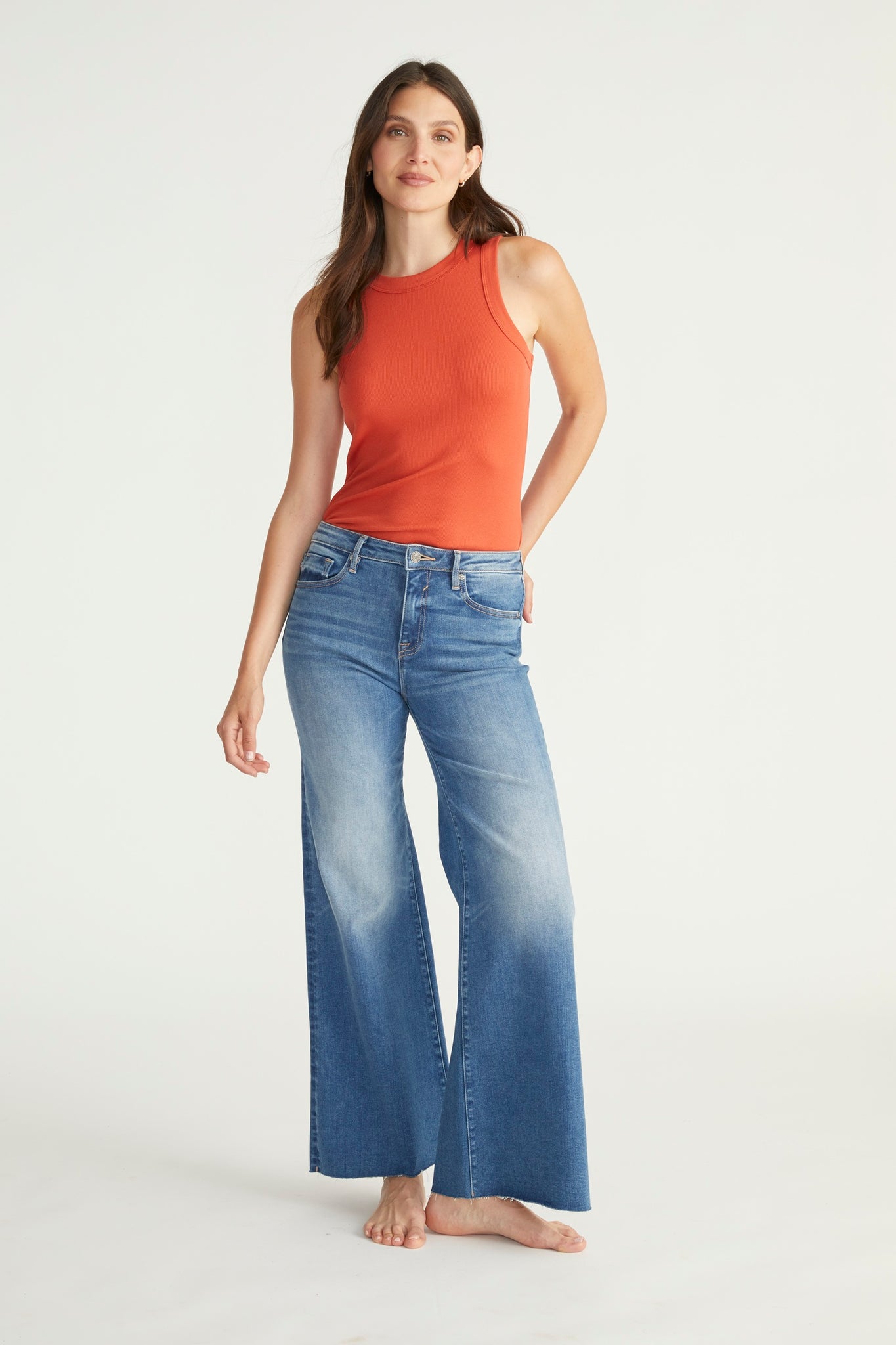 Load image into Gallery viewer, Brooke Crop Palazzo - Indigo
