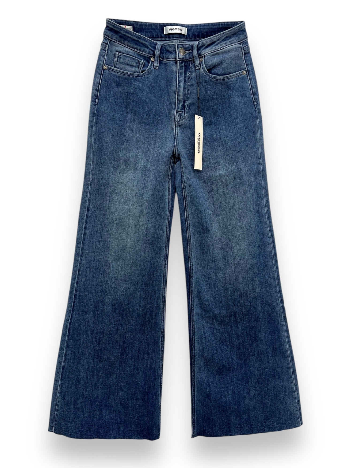 Load image into Gallery viewer, Retro Palazzo Wide Leg - Dark Wash
