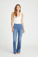 Pocketless Slim Flare - Med