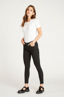 Marley Mid Rise Skinny - Black