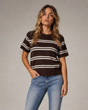 Short Sleeve Nautical Sweater