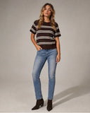 Short Sleeve Nautical Sweater