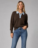 Colorblock Polo Sweater