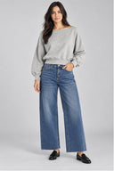 Off The Shoulder Sweater - Heather Grey