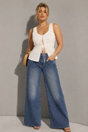 Retro Palazzo Wide Leg - Dark