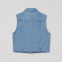 Denim Pocket Vest - Light Wash