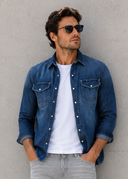 Western Denim Shirt - Medium