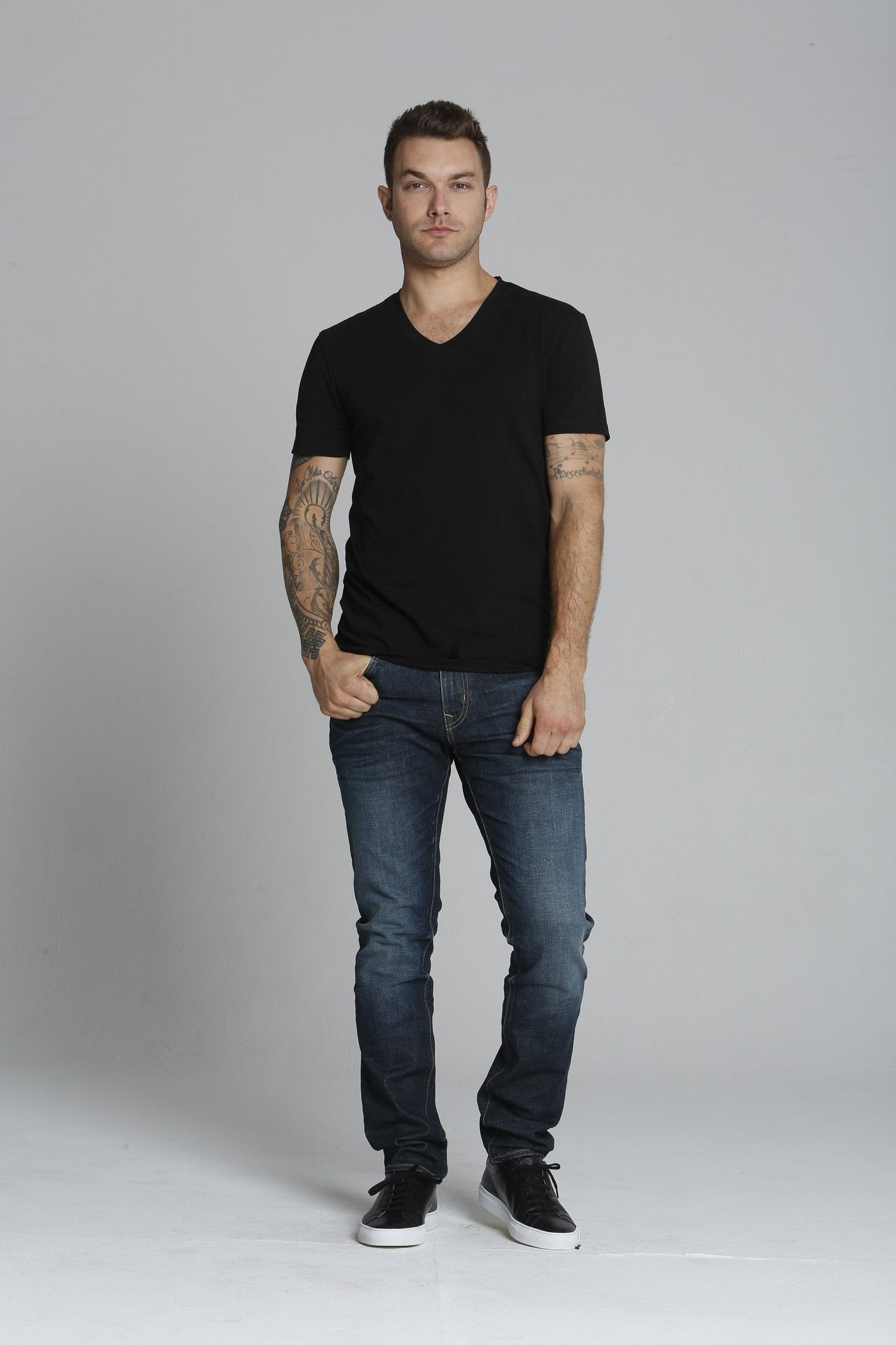 Load image into Gallery viewer, Mick 330 Slim - Dark Wash [INSEAMS AVAILABLE]
