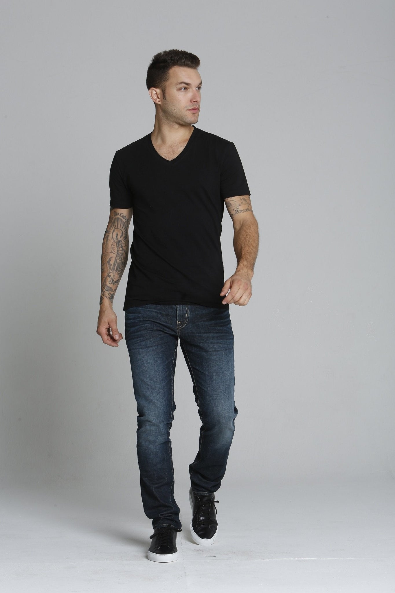 Load image into Gallery viewer, Mick 330 Slim - Dark Wash [INSEAMS AVAILABLE]
