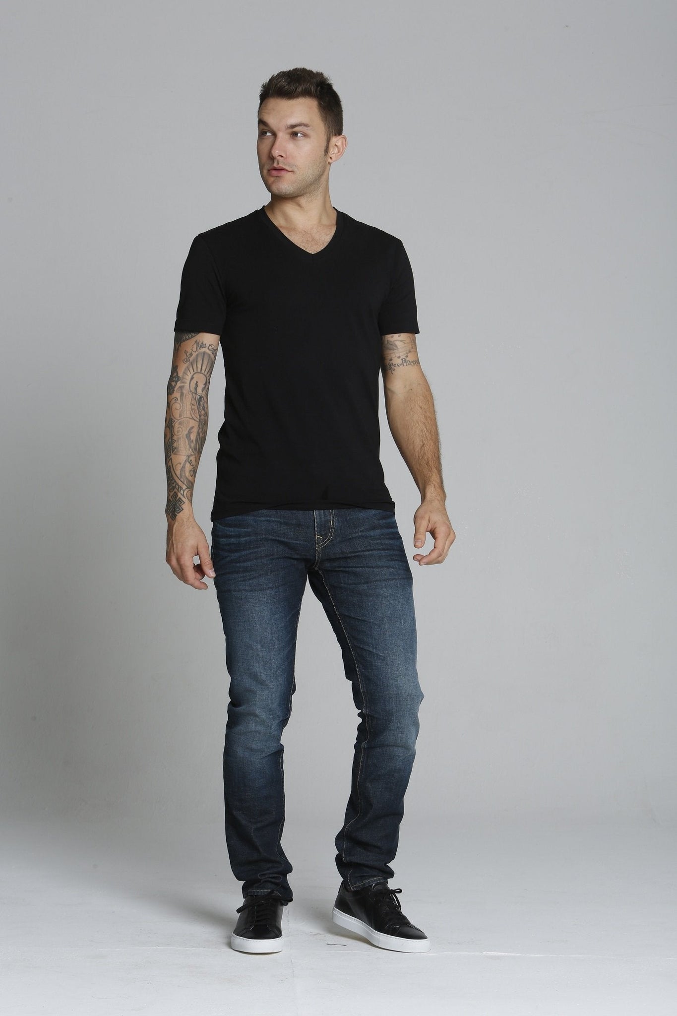 Load image into Gallery viewer, Mick 330 Slim - Dark Wash [INSEAMS AVAILABLE]
