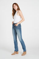 Ace High Rise Straight - Medium Wash