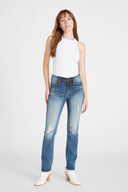 Ace Destructed Straight - Medium Wash
