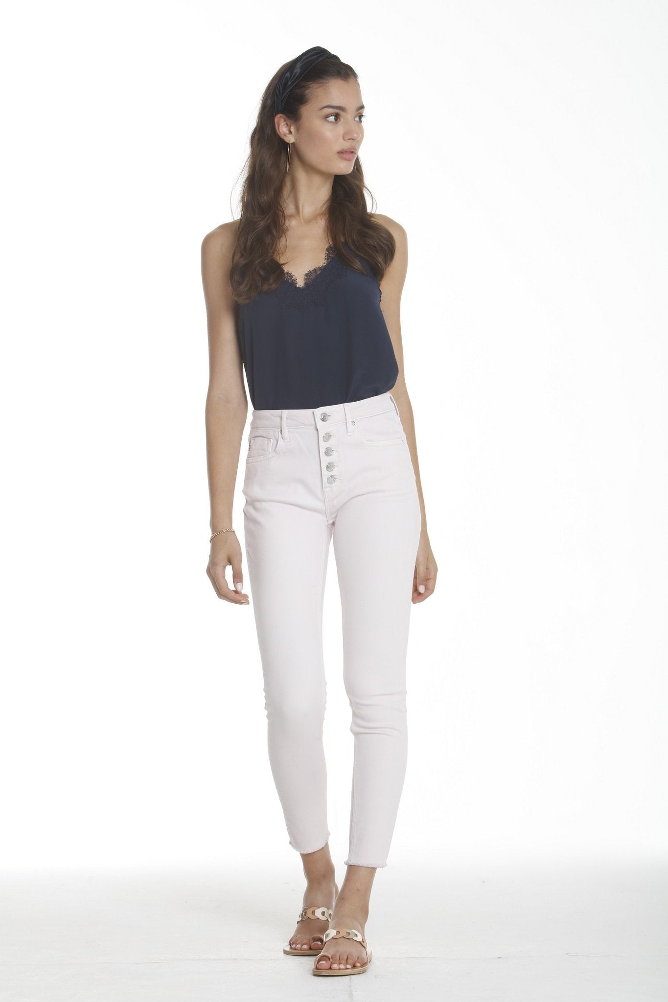 Load image into Gallery viewer, Ace High Rise Skinny - Blush
