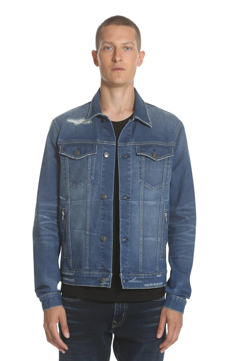 Load image into Gallery viewer, Trucker Jacket - Blue Vintage
