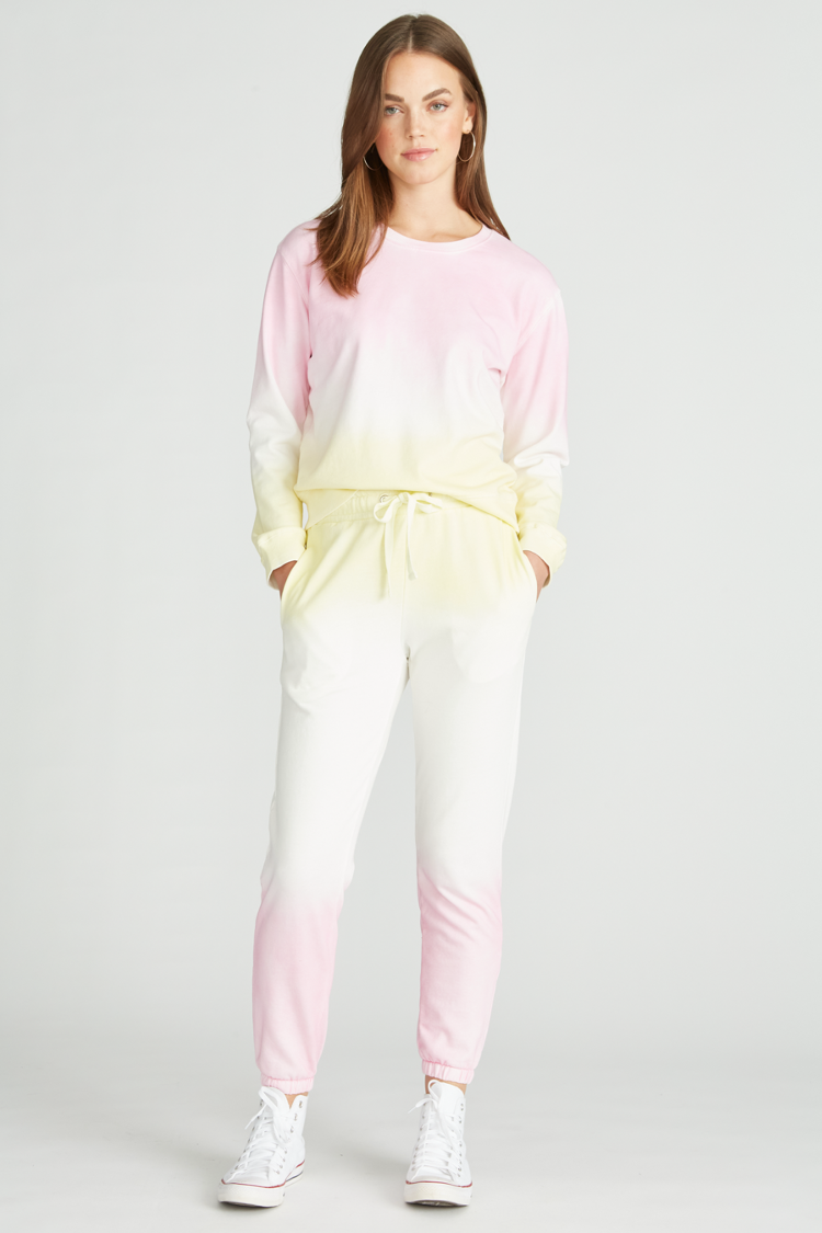 Load image into Gallery viewer, OMBRE FRENCH TERRY JOGGER - TIE-DYE
